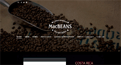 Desktop Screenshot of macbeans.com